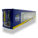 Voiture métallisée Ex-PLM REE Modèles VB458 vert 306 - HO 1/87 - SNCF - EP III.B - 4