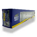 Voiture métallisée Ex-PLM REE Modèles VB455 vert 306 - HO 1/87 - SNCF - EP III.B - 4