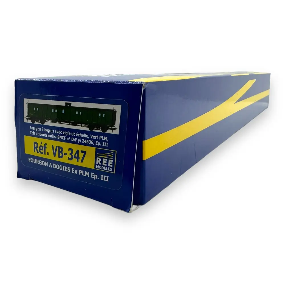 Fourgon à bogie ex-PLM - Ree Modèles VB-347 - HO 1/87 - SNCF - Ep III - 2R - 4