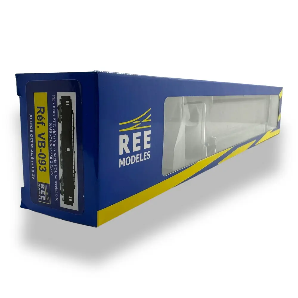 Voiture postale OCEM 21.6m ALLEGE PEz | REE MODELES VB093 SNCF HO 1/87 - 4