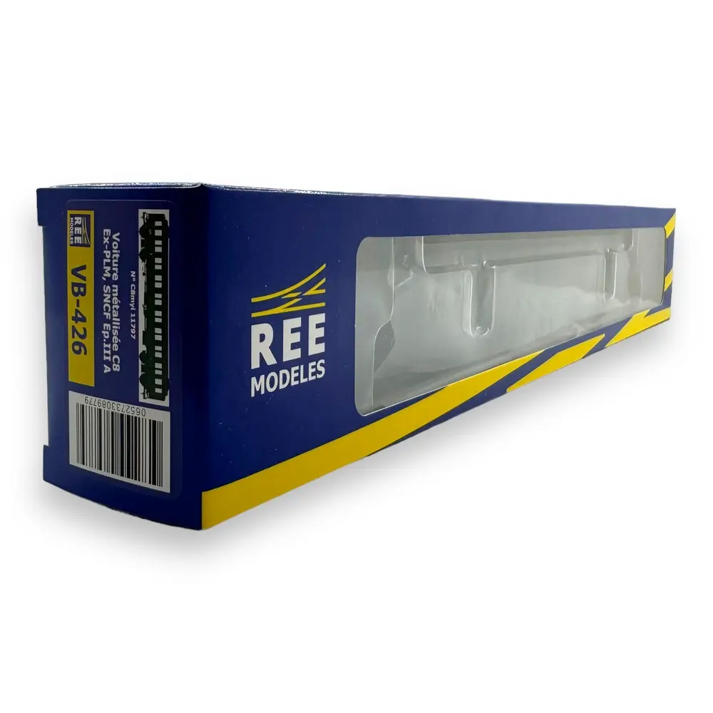 Voiture Voyageur C8 Ex-PLM série 2 REE MODELES VB426 SNCF - HO 1/87 - EP III A - 4