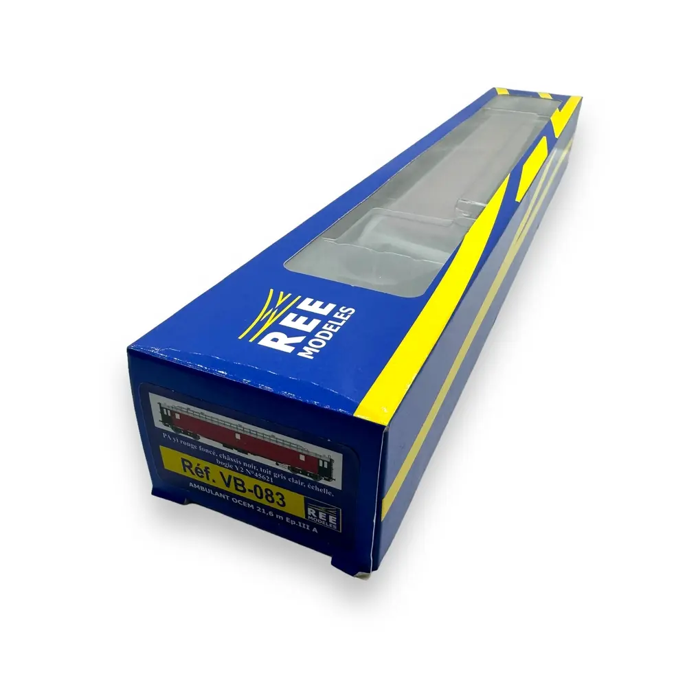 Voiture postale ambulant OCEM 21,6m - Ree Modèles VB-083 - HO 1/87 - SNCF - Ep III - 2R - 4