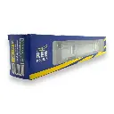 Voiture métallisée Ex-PLM REE Modèles VB466 vert 301 - HO 1/87 - SNCF - EP IV - 4