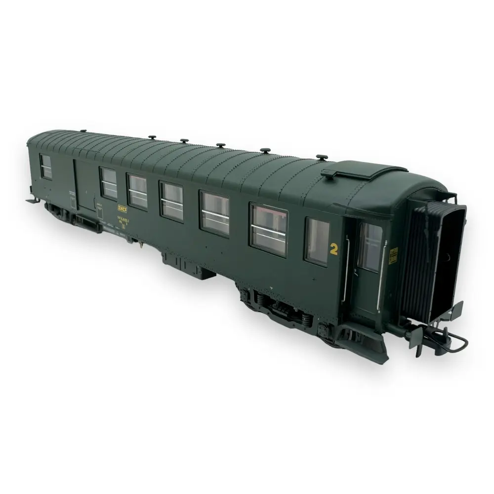 Voiture métallisée ex-PLM B4D - Ree Modèles VB-465 - HO 1/87 - SNCF - Ep IV - 2R - 2