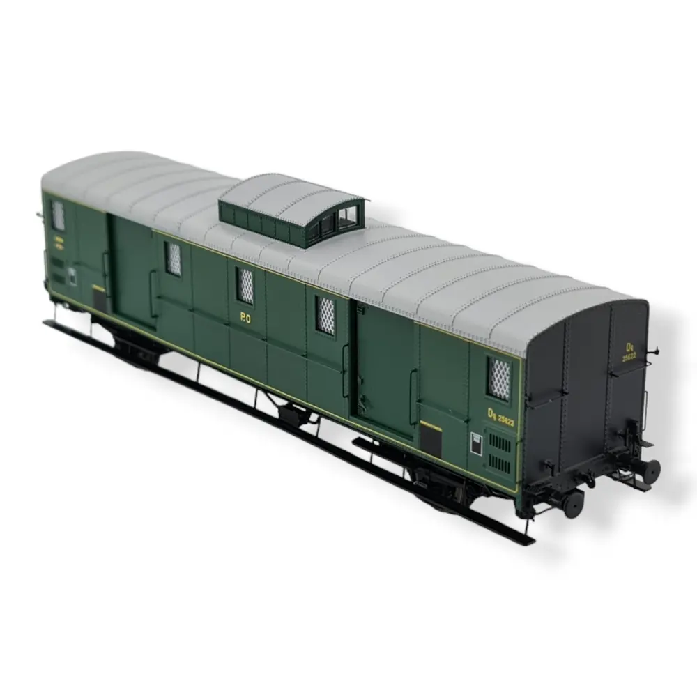 FOURGON OCEM 30 avec Vigie, PO REE MODELES VB108 SNCF - HO 1/87 - EP II - 2