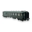 Voiture métallisée Ex-PLM REE Modèles VB466 vert 301 - HO 1/87 - SNCF - EP IV - 2