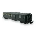 Voiture métallisée Ex-PLM REE Modèles VB462 vert 301 - HO 1/87 - SNCF - EP IV - 2