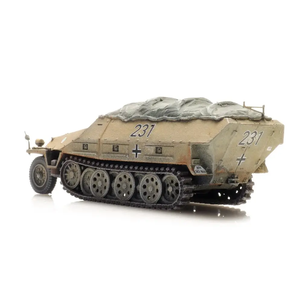 SdKfz 251 1 Ausf D Eisenbahntransport - Artitec 6870530 - HO 1/87 - 3