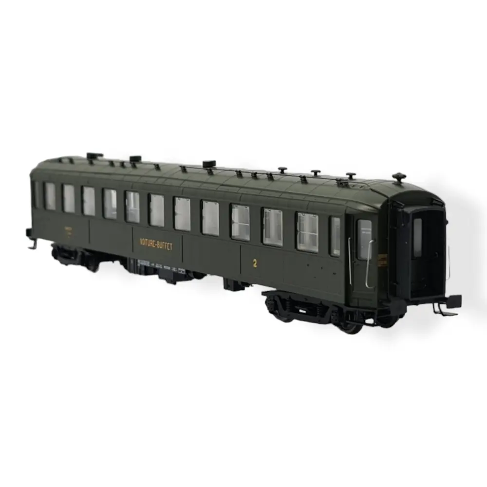 Voiture buffet Bacalan de type B3r - REE MODELES VB373 - SNCF - HO 1/87 - Ep IIIB - 2