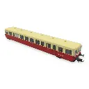 Remorque XR-7405 Rouge/Crème "Limoge" REE MODELES VB443AC - SNCF - HO 1/87 - 2