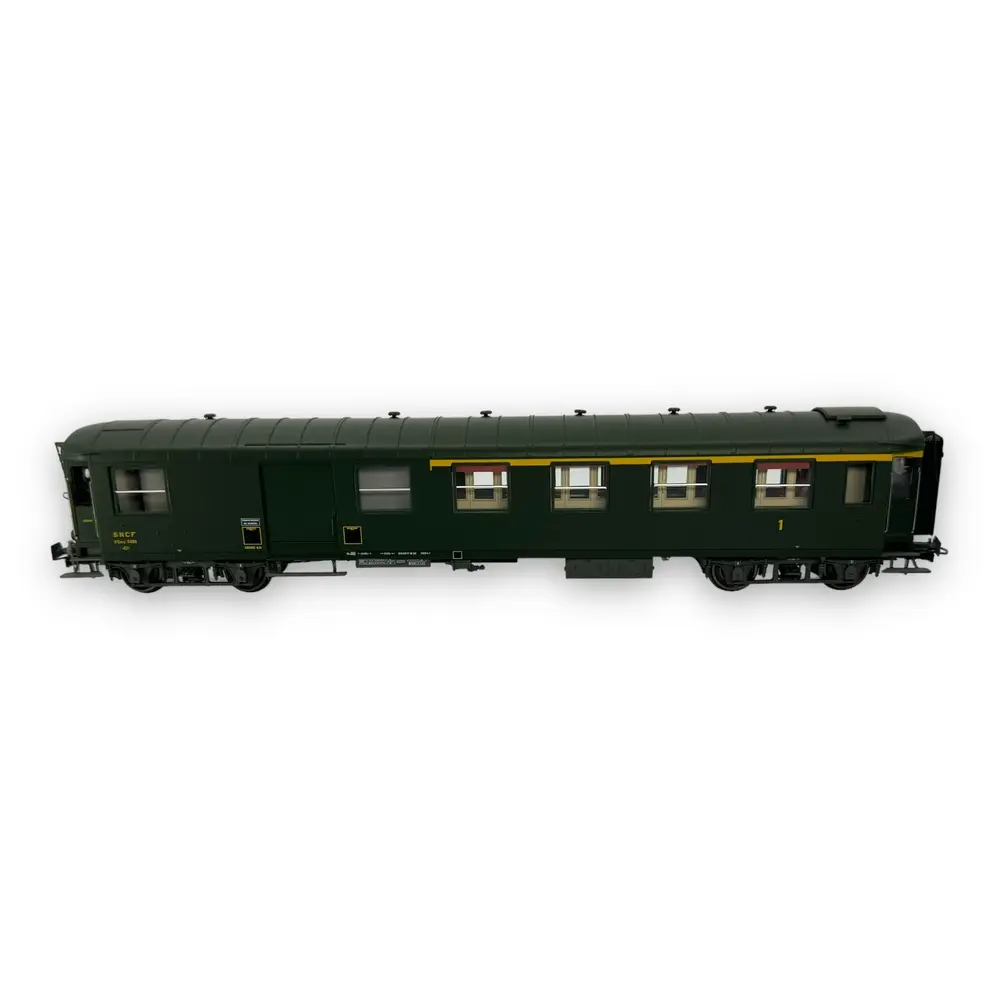 Voiture Métallisée Ex-PLM - REE Modèles VB460 - Vert 301 - HO 1/87 - SNCF - EP.III - 3