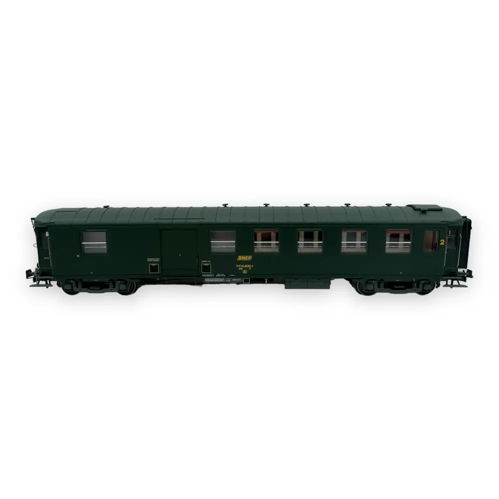 Voiture métallisée ex-PLM B4D - Ree Modèles VB-465 - HO 1/87 - SNCF - Ep IV - 2R - 3