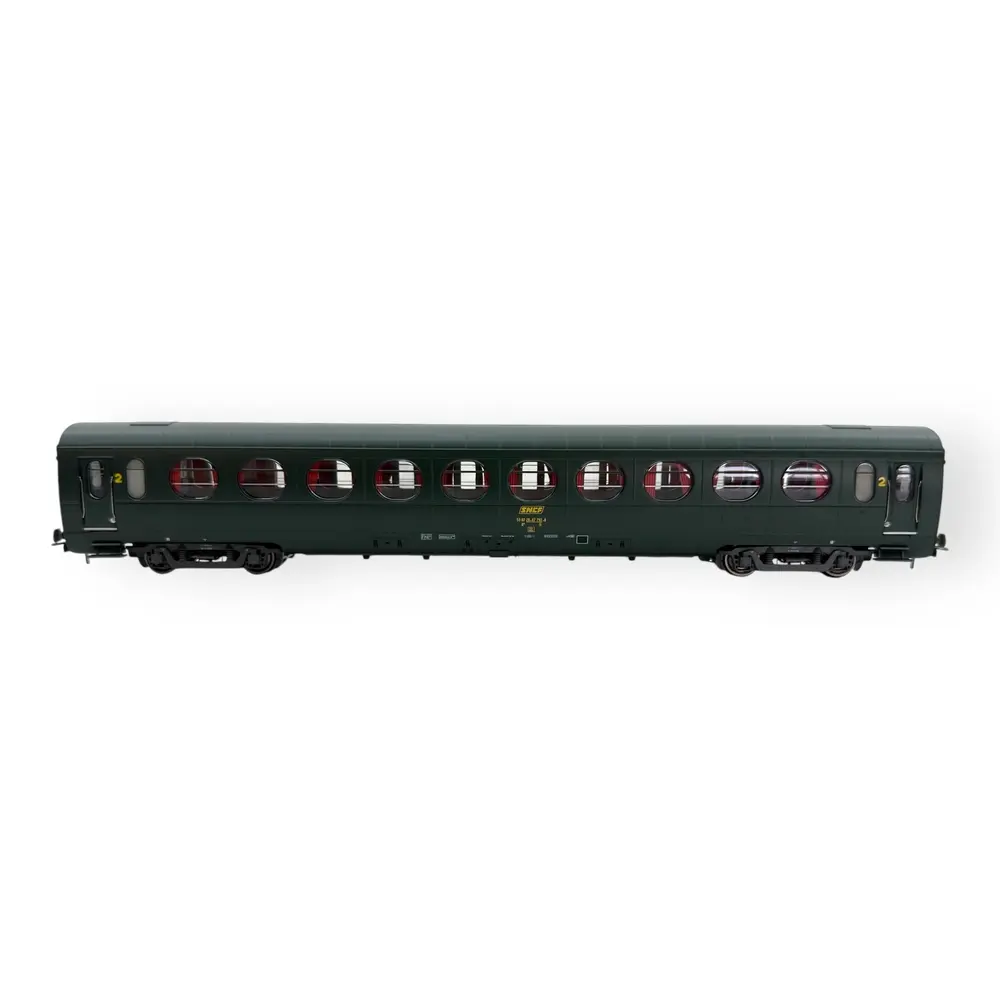 Voiture allégée ETAT "Saucisson" B10 - Ree Modèles VB477 - HO 1/87 - SNCF - Ep IV - 2R - 3