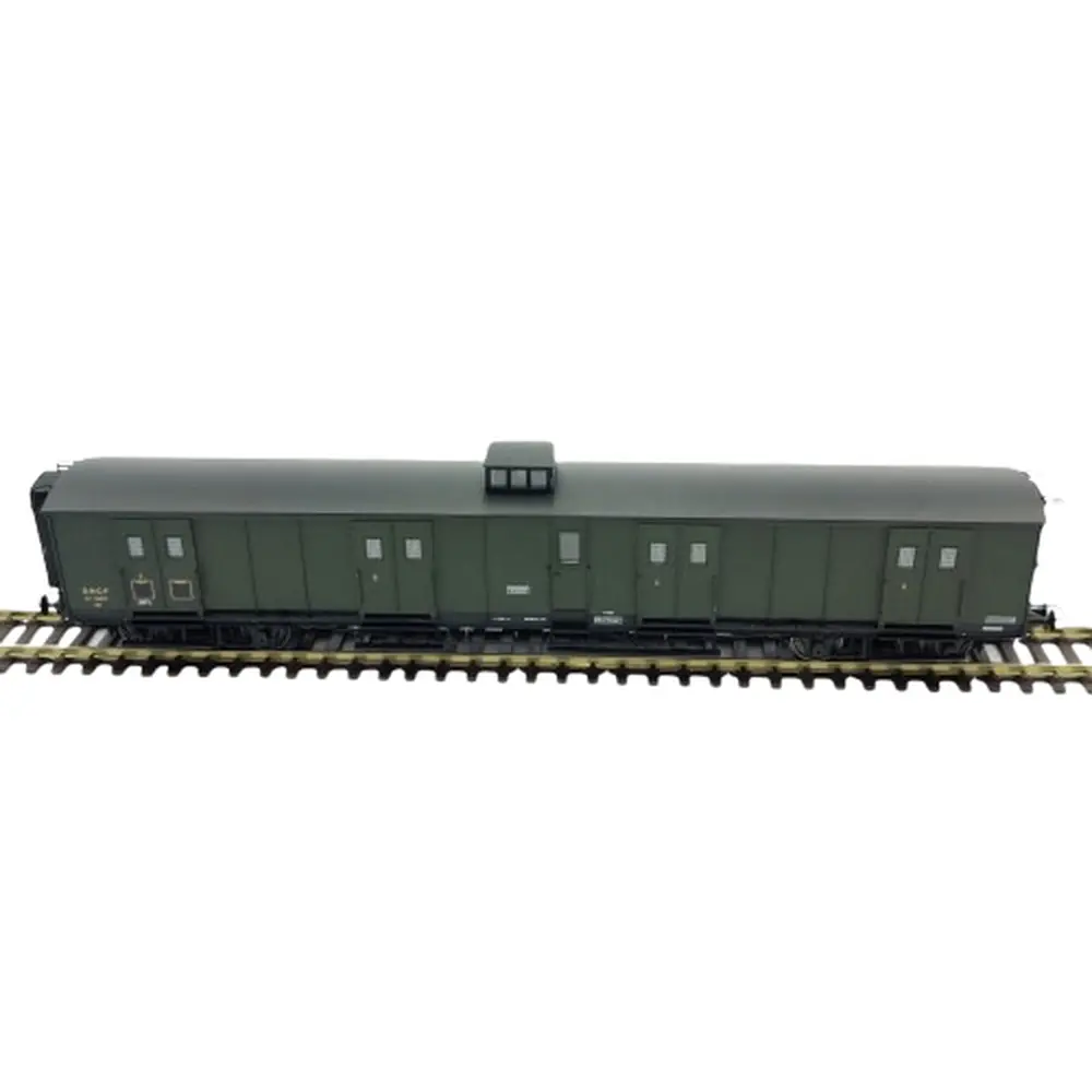 Fourgon à bogies ex-PLM Vert avec toit noir - REE Modèles VB359 - HO : 1/87 - SNCF - EP III - 2