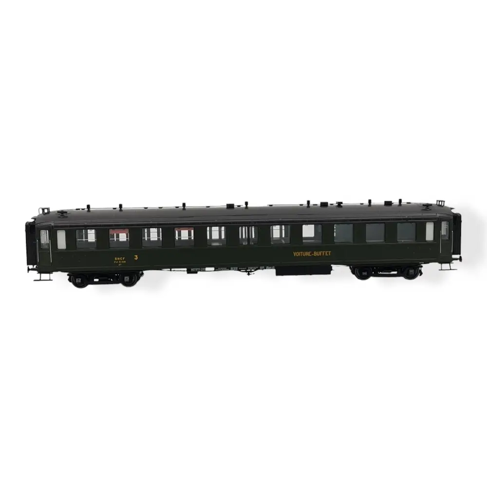 Voiture buffet BACALAN C4s - REE MODELES VB370 - SNCF - HO 1/87 - IIIa - 3