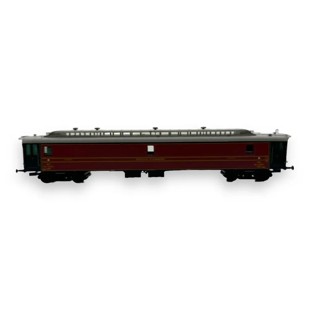 Voiture postale OCEM 21.6m AMBULANT "MIDI" n°43502 REE MODELES VB079 SNCF HO 1/87 - 3