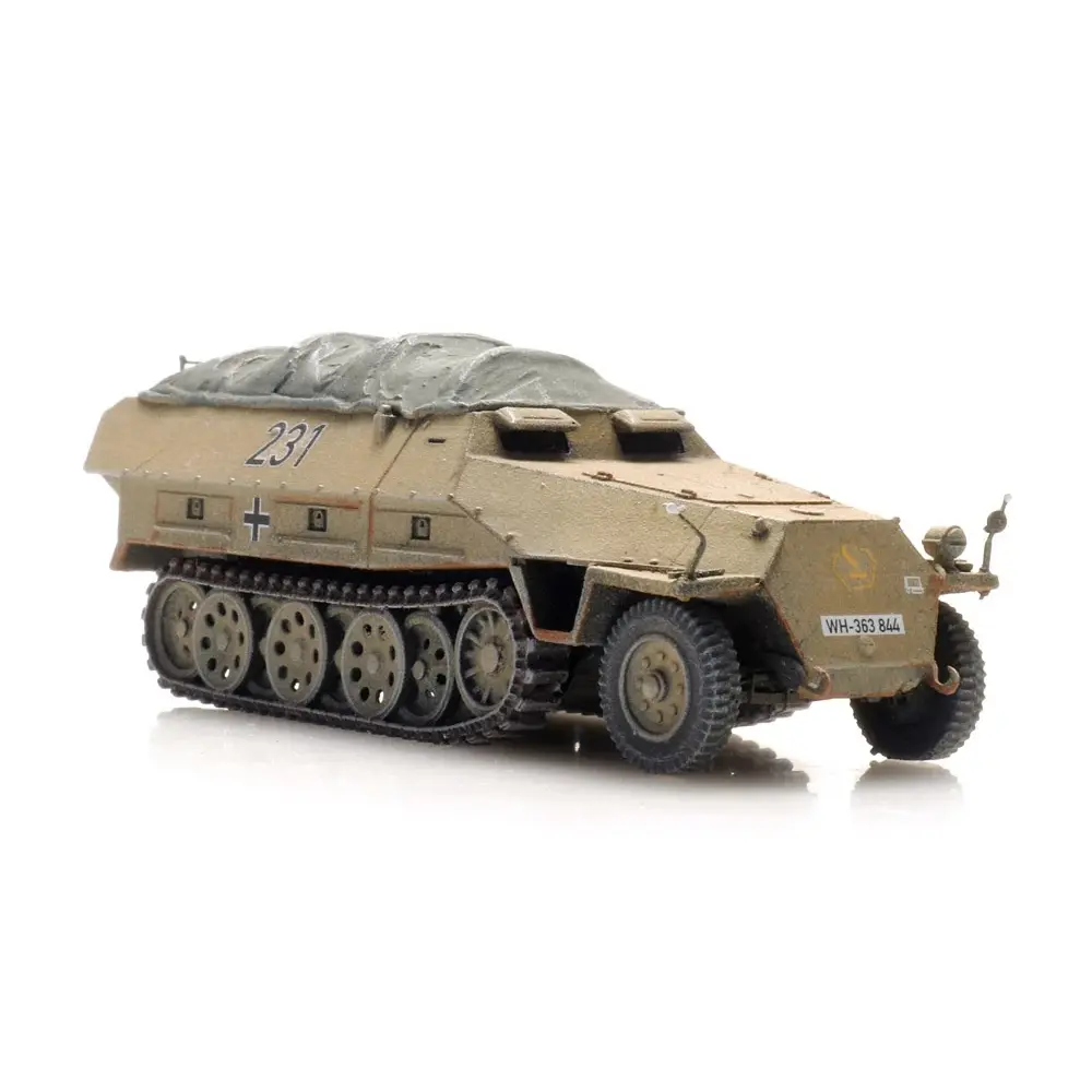 SdKfz 251 1 Ausf D Eisenbahntransport - Artitec 6870530 - HO 1/87 - 2
