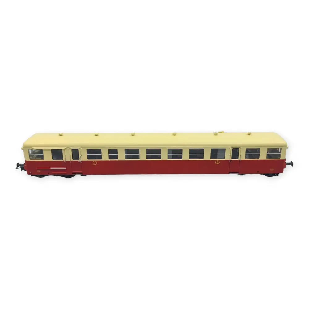 Remorque XR-7397 Rouge/Crème "BORDEAUX" REE MODELES VB442 - SNCF - HO 1/87 - 3