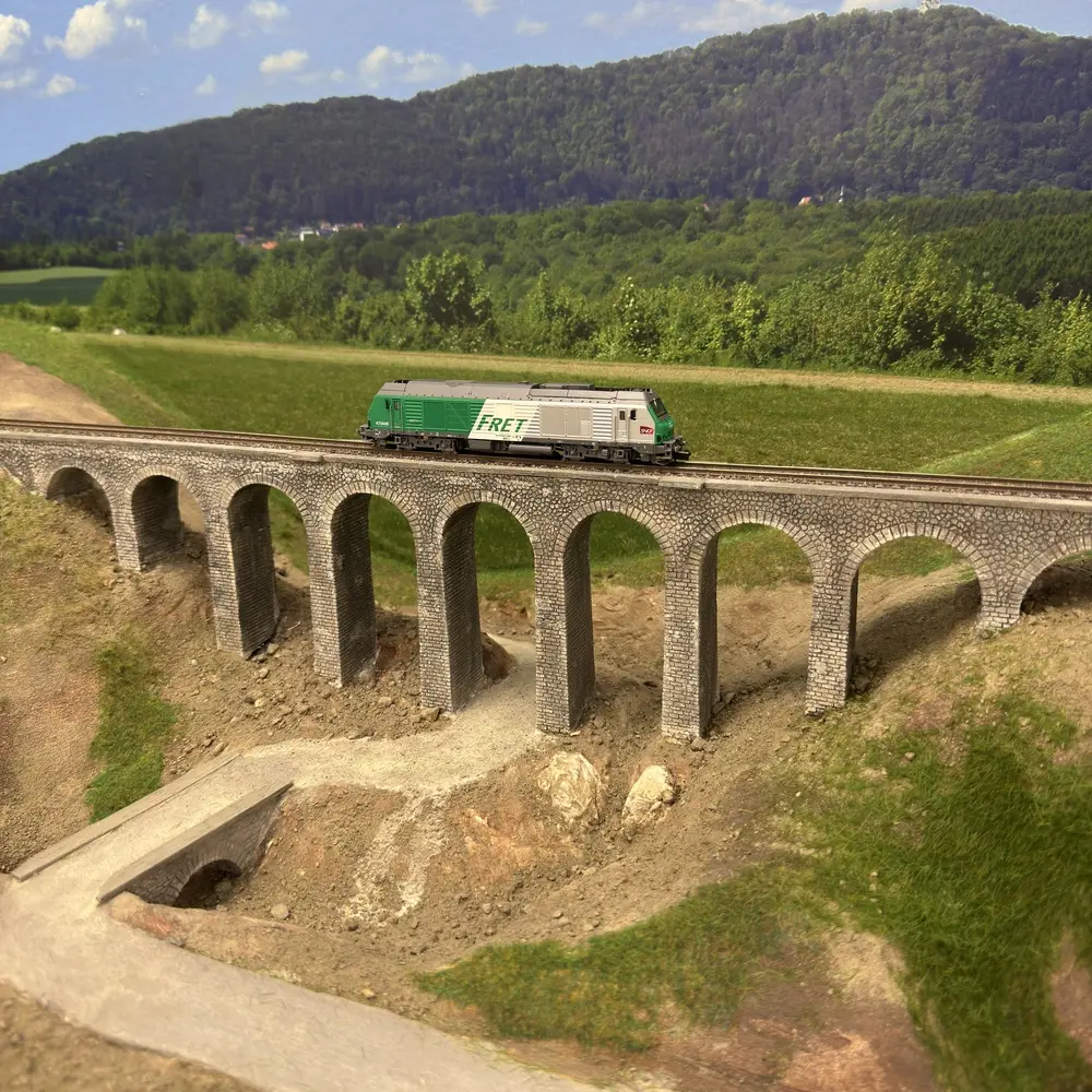 Locomotive Diesel BB 75446 - REE MODÈLES NW-293 - N 1/160 - SNCF - EP VI - Analogique - DC - 6