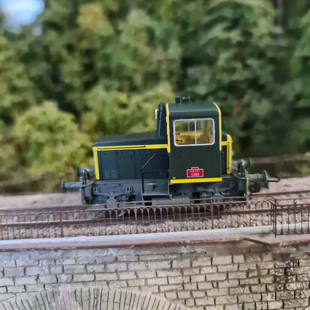 Locotracteur Y-2211 DC Vert/Jaune - REE MODELES MB225 - SNCF - Ep IV - 5