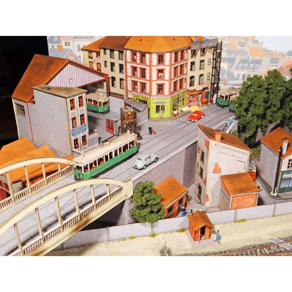 Pont Supérieur Béton « Bow String » - Régions et Compagnies PON001 - HO 1/87 - 4