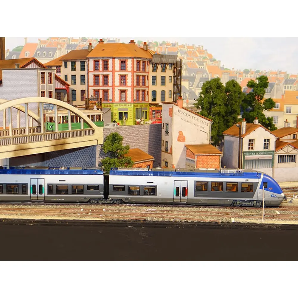 Pont Supérieur Béton « Bow String » - Régions et Compagnies PON001 - HO 1/87 - 3