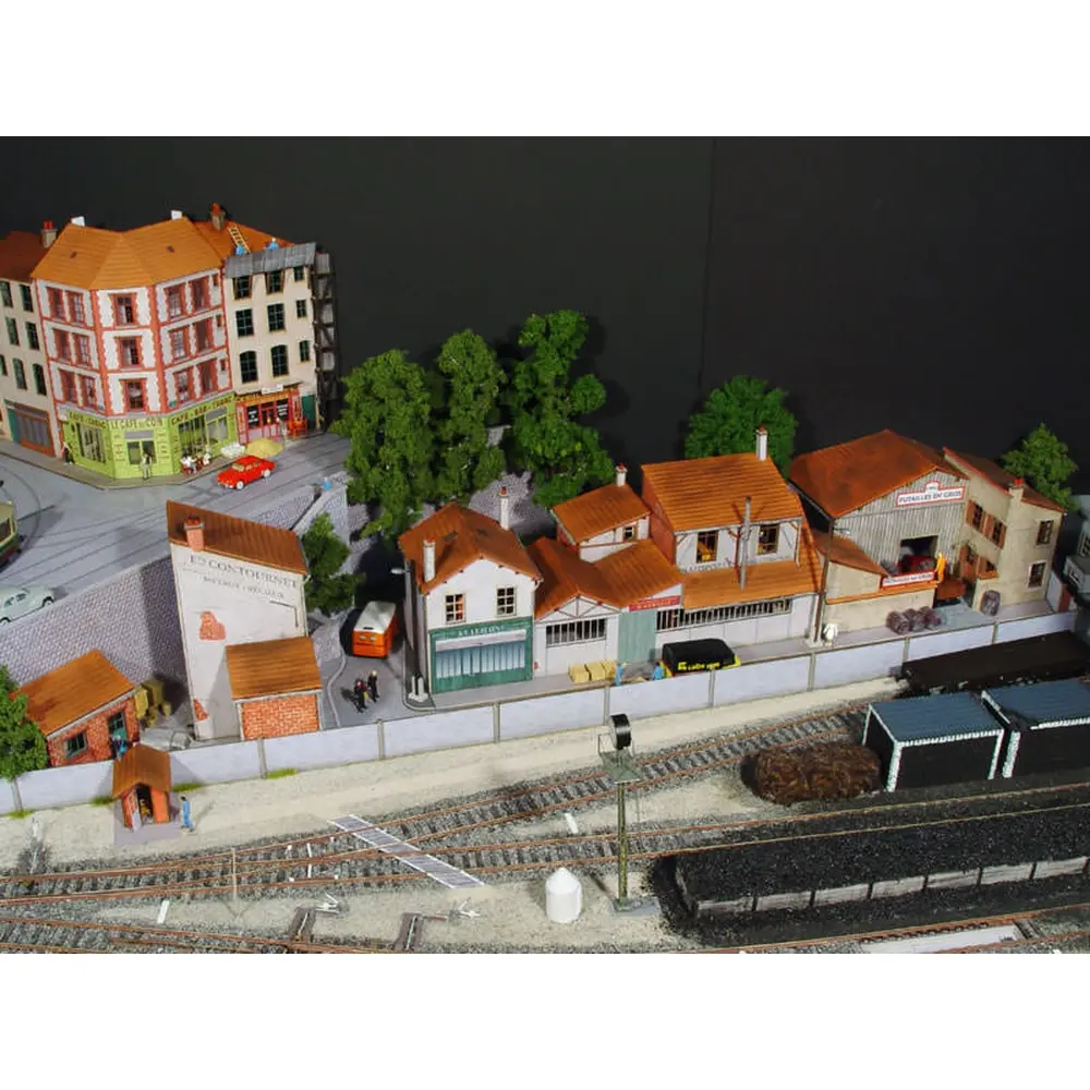 Bloc de Locaux Professionnels Anciens (Modèle 1) - Régions et Compagnies PRO009 - HO 1/87 - 4