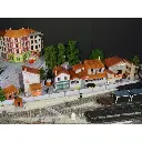 Bloc de Locaux Professionnels Anciens (Modèle 1) - Régions et Compagnies PRO009 - HO 1/87 - 4