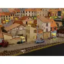 Bloc de Locaux Professionnels Anciens (Modèle 1) - Régions et Compagnies PRO009 - HO 1/87 - 3