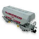 Wagon céréalier “Transcéréales Esmery-Caron” - Ree Modèles NW-318 - N 1/160 - SNCF - Ep IV - 2R - 2