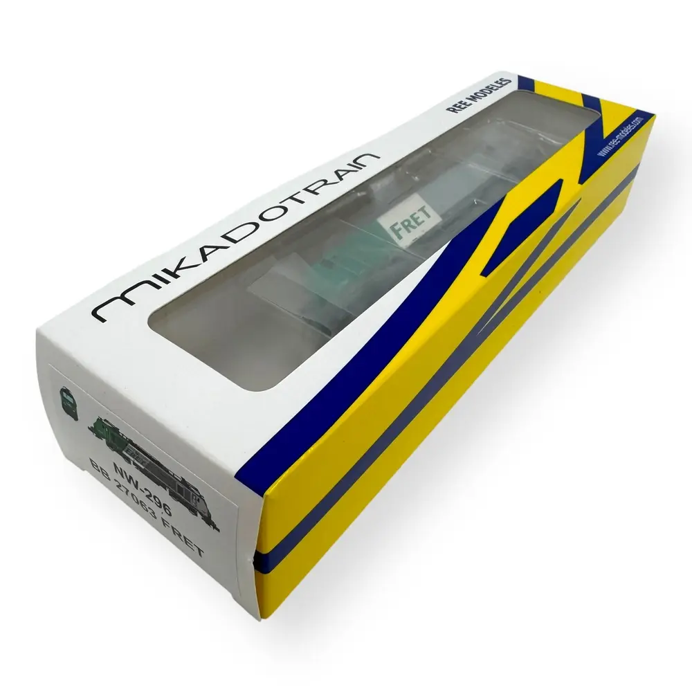 Locomotive Électrique BB 27063 - REE MODÈLES NW-296 - N 1/160 - SNCF - EP V/VI - Analogique - DC - 4