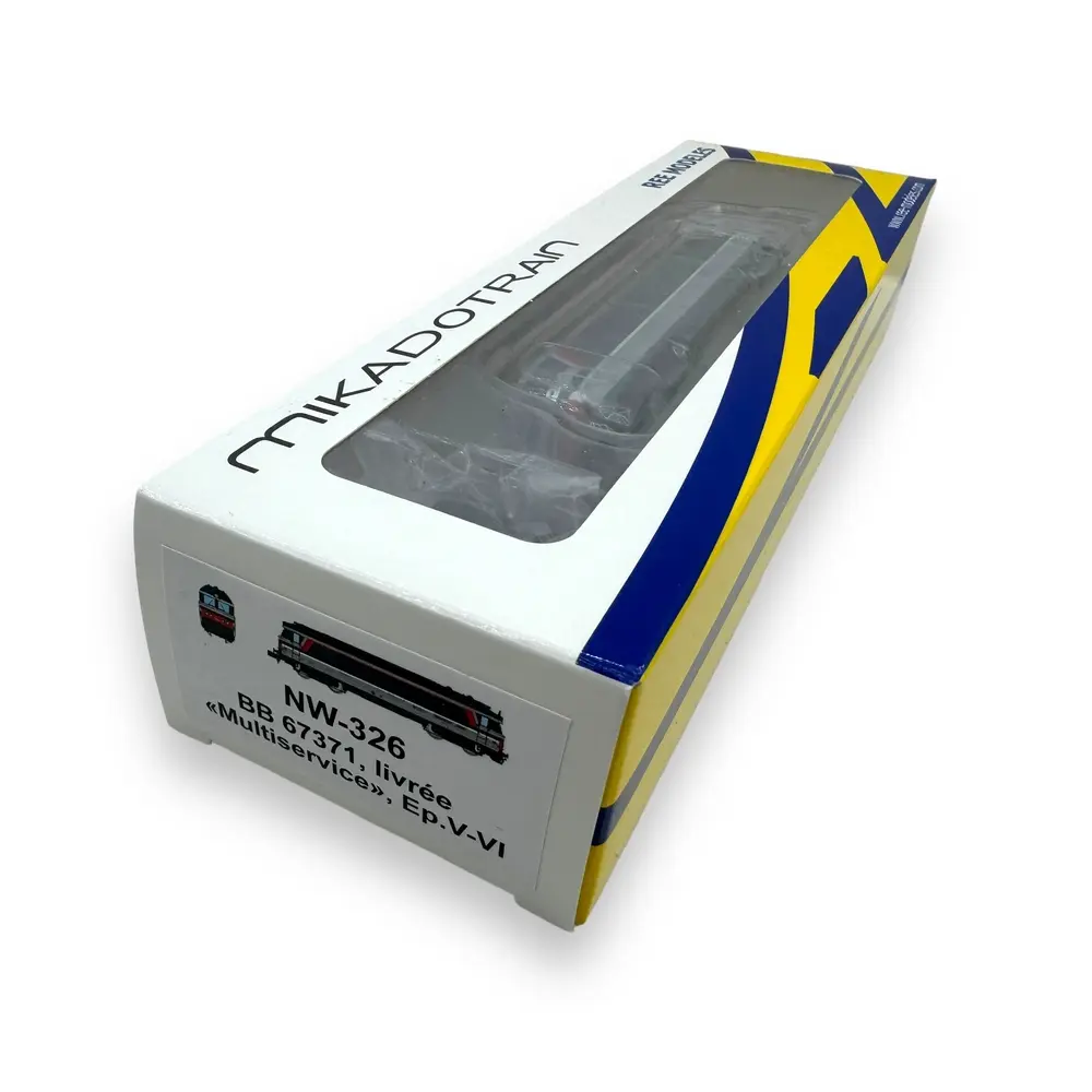 Locomotive diesel BB 67371 - Ree Modèles NW-326 - N 1/160 - SNCF - Ep V/VI - Analogique - 2R - 4