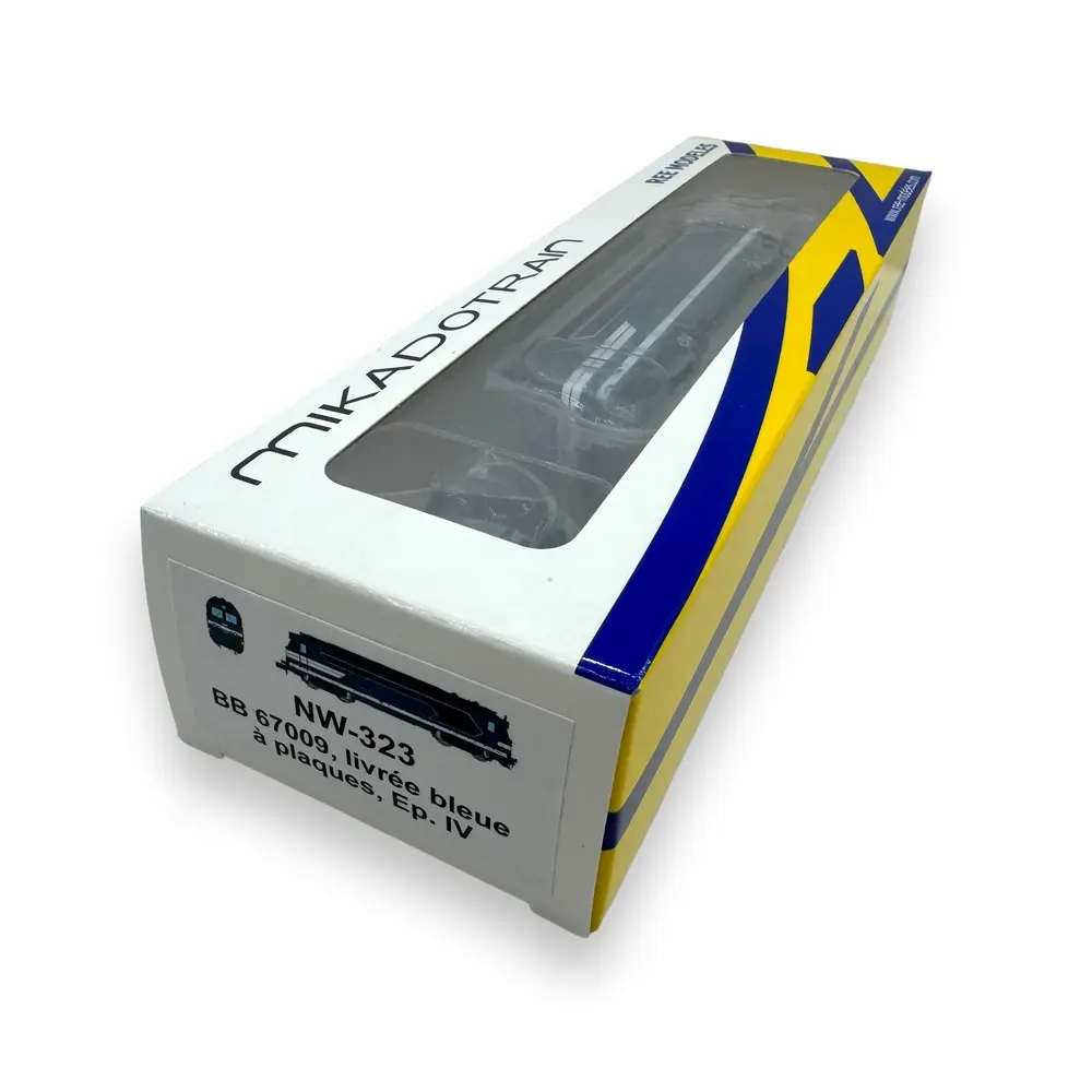 Locomotive diesel BB 67009 - Ree Modèles NW-323 - N 1/160 - SNCF - Ep IV - Analogique - 2R - 4