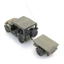 Jeep US M151 avec remorque M416 - Artitec 6870568 - HO 1/87 - 3