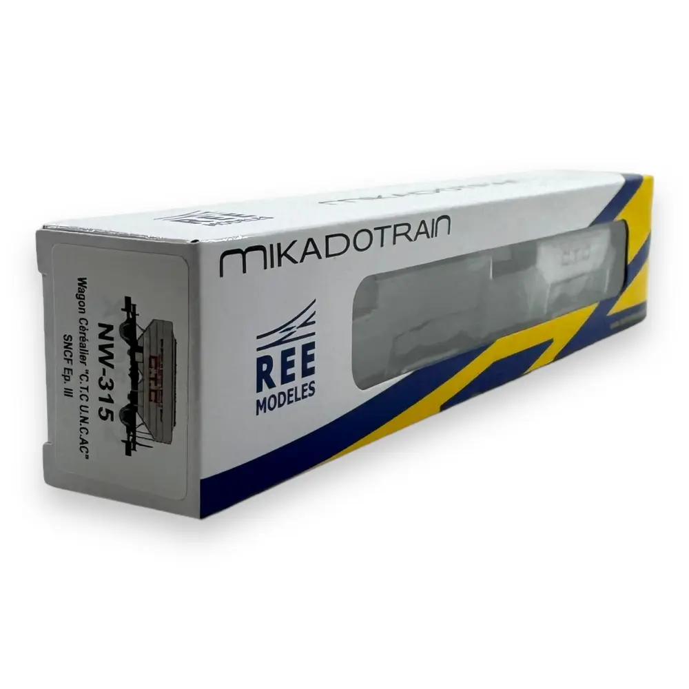 Wagon céréalier “CTC UNCAC” - REE Modèles NW315 - N 1/160 - SNCF - EP III - 4