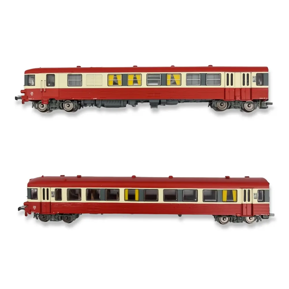 Autorail EAD X-4524 avec remorque XR-8534 - REE Modèles NW-202 - N 1/160 - SNCF - EP V - 2