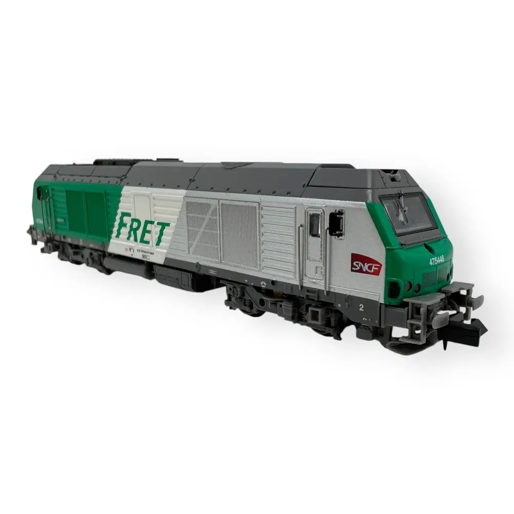 Locomotive Diesel BB 75446 - REE MODÈLES NW-293 - N 1/160 - SNCF - EP VI - Analogique - DC - 2