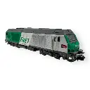 Locomotive Diesel BB 75446 - REE MODÈLES NW-293 - N 1/160 - SNCF - EP VI - Analogique - DC - 2