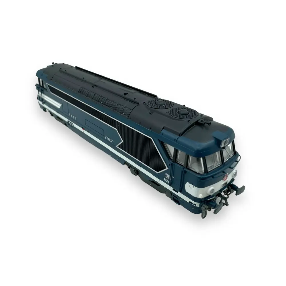 Locomotive diesel BB 67037 - Ree Modèles NW-322S - N 1/160 - SNCF - EP III/IV - Digital sound - 2R - 2