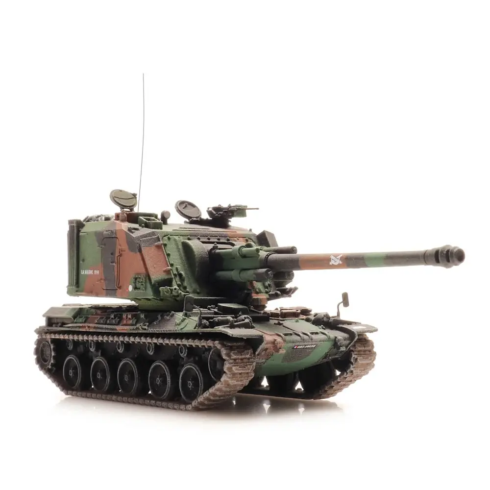 AMX 30 AUF 1 - 155MM Camouflage - Artitec 6870433 - HO 1/87 - 2