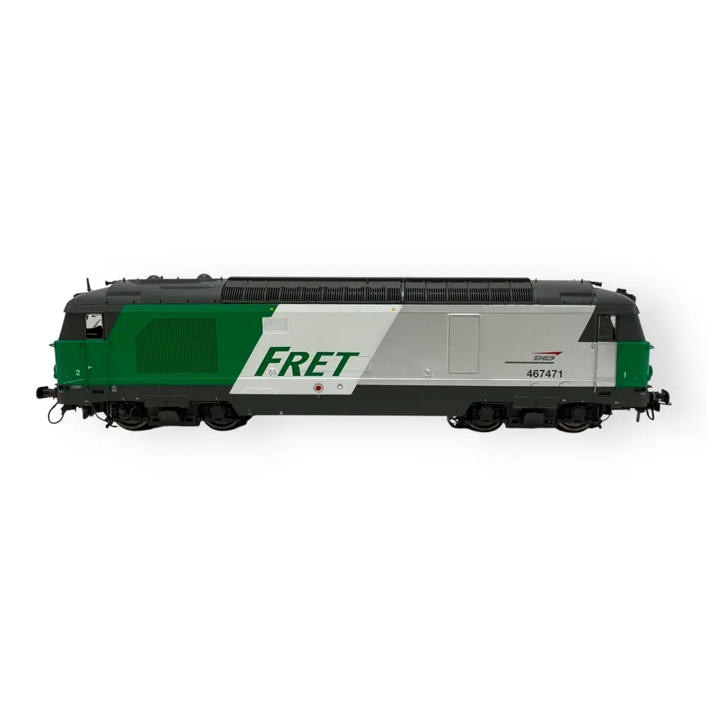 Locomotive diesel BB 67471 Fret - Ree Modèles MB241 - HO 1/87 - SNCF - Ep V - Analogique - 2R - 3