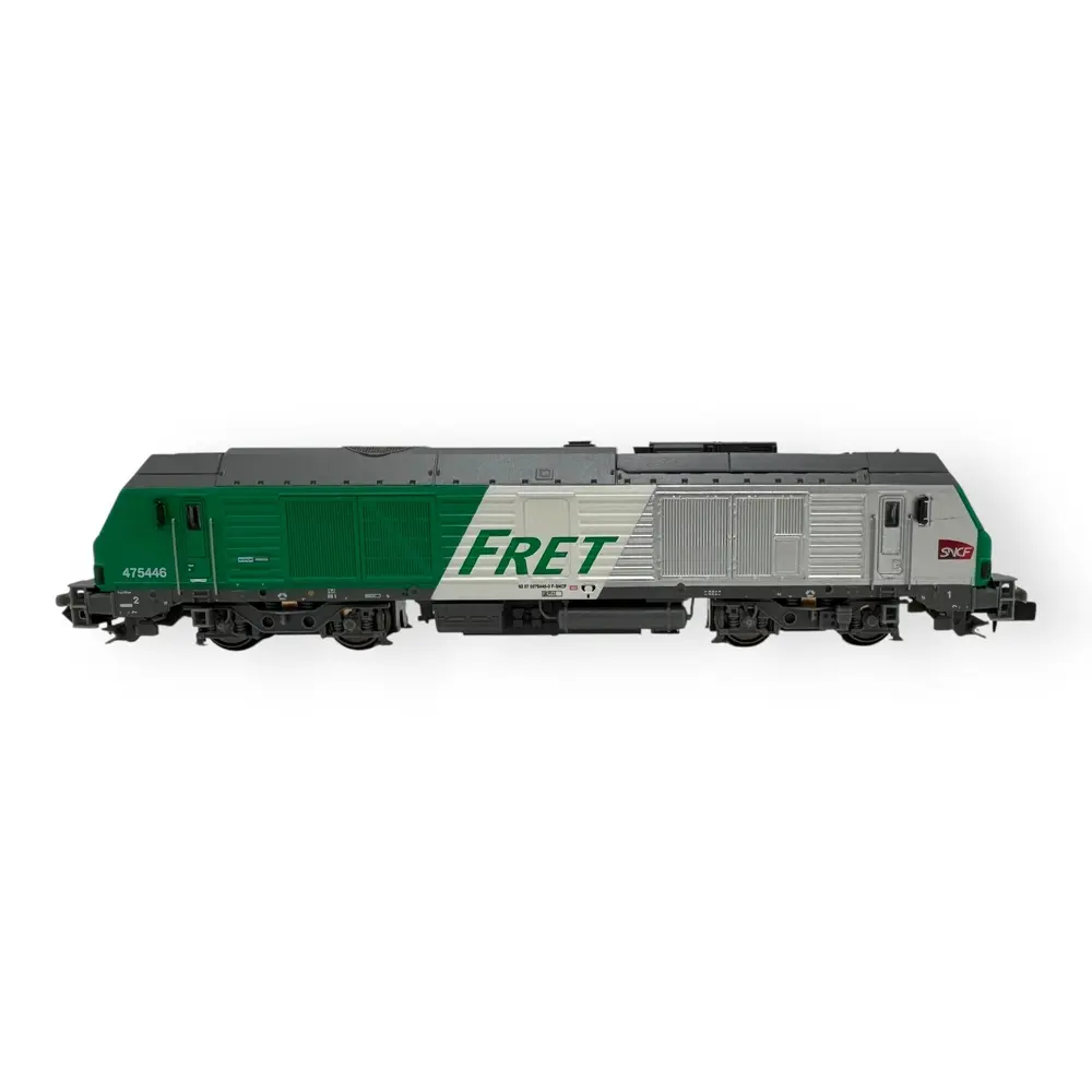 Locomotive Diesel BB 75446 - REE MODÈLES NW-293 - N 1/160 - SNCF - EP VI - Analogique - DC - 3