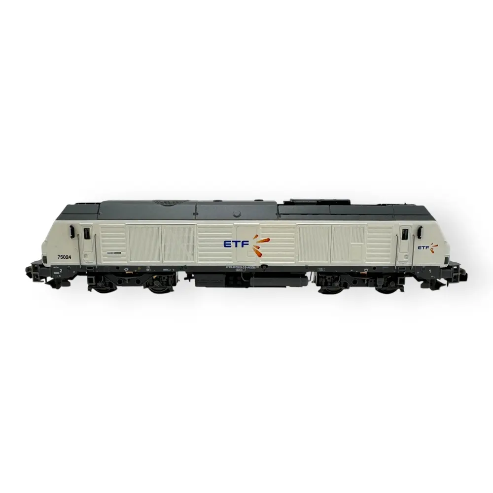 Locomotive Diesel BB 75024 - REE MODÈLES NW-295 - N 1/160 - SNCF - EP VI - Analogique - DC - 3