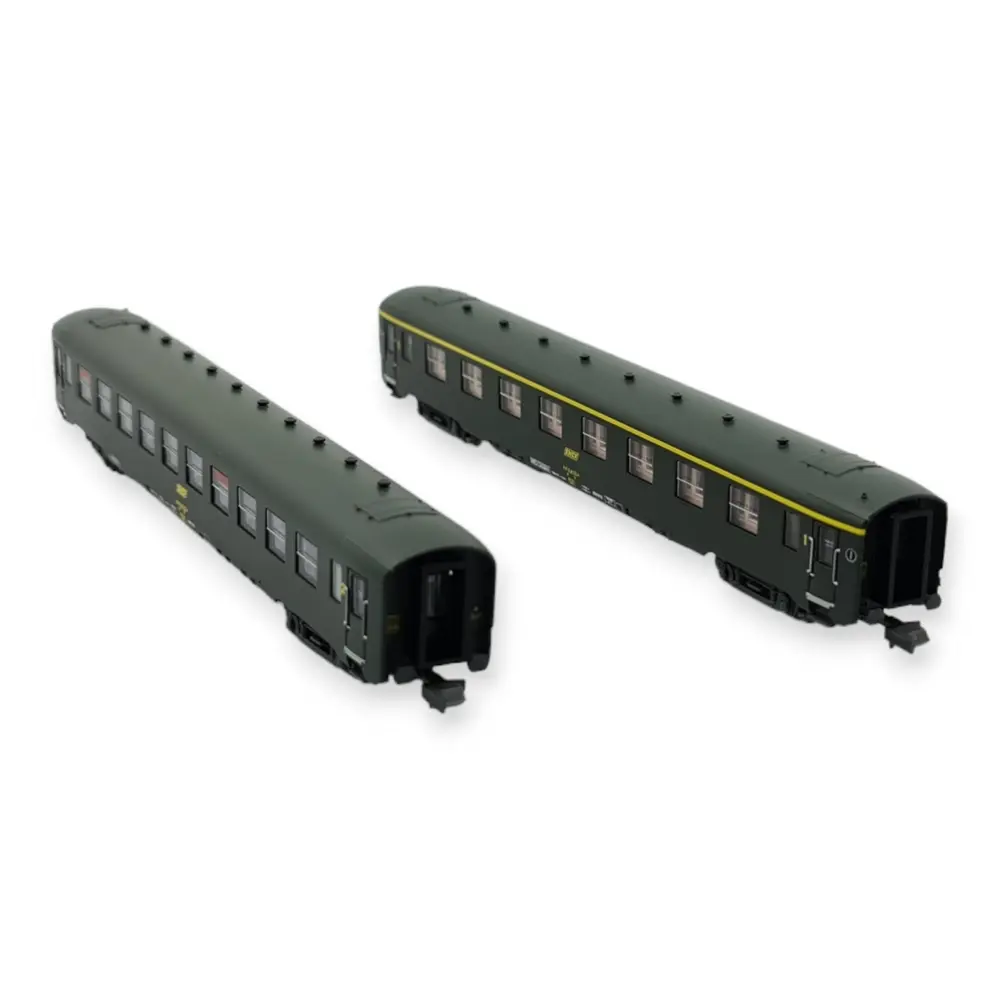 Coffret 2 Voitures DEV AO REE Modèles NW286 - N 1/160 - SNCF - 2
