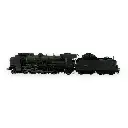 Locomotive Vapeur 231H21 Nevers - Vert REE MODELES MB239SAC SNCF - HO ACC SON FUMÉE - 2