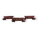 Set de 3 Wagons Trémies EX - REE MODÈLES NW-267 - N 1/160 - SNCF - EP IV - DC - 3