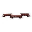 Set de 3 Wagons Trémies EX SGW - REE MODÈLES NW-270 - N 1/160 - SNCF - EP V - DC - 3