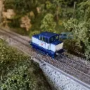 Locotracteur MOYSE 32 TDE - Bleu & Blanc -analogique- REE MODELES MB220 - SNCF - 5