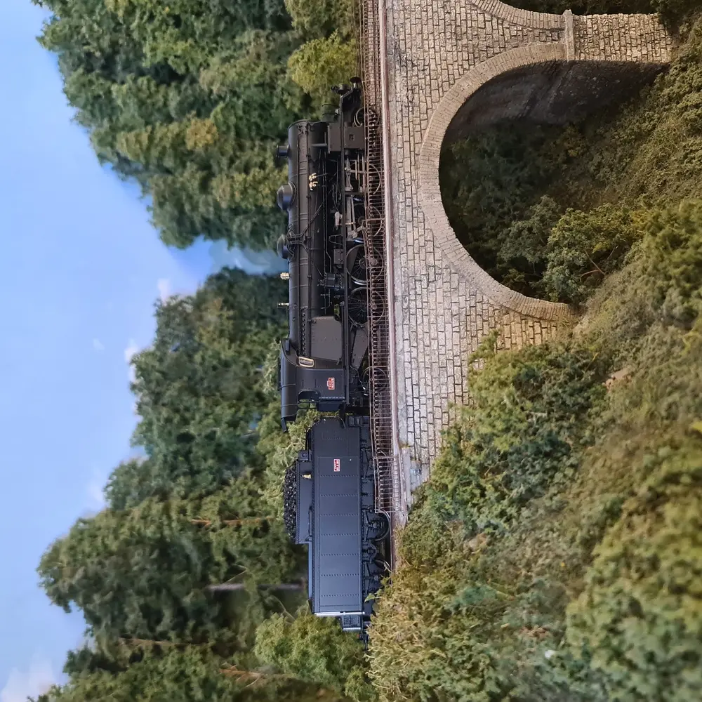 Locomotive à vapeur 5-141 C  Analogique - REE MODELES MB158 - SNCF - HO 1/87 - 5