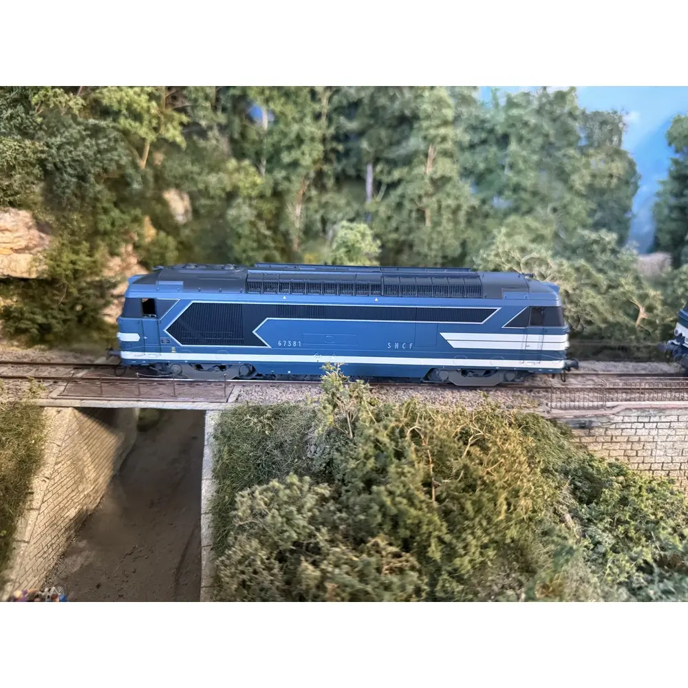 Locomotive Diesel BB 67381 Analogique - REE Modèles MB151- HO 1/87 - SNCF - EP IV - 5